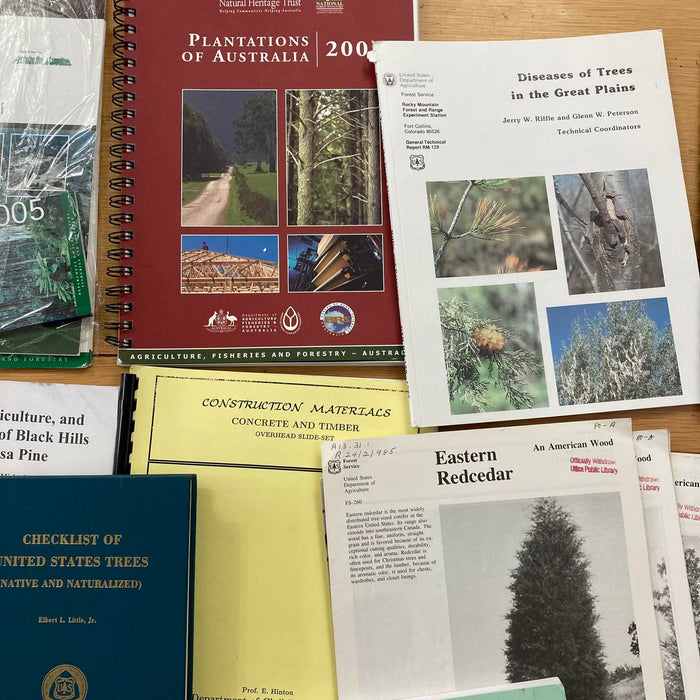 Forest Rainforests / Trees Forestry / USDA / AU / US Agriculture Vtg Rare Books - Good