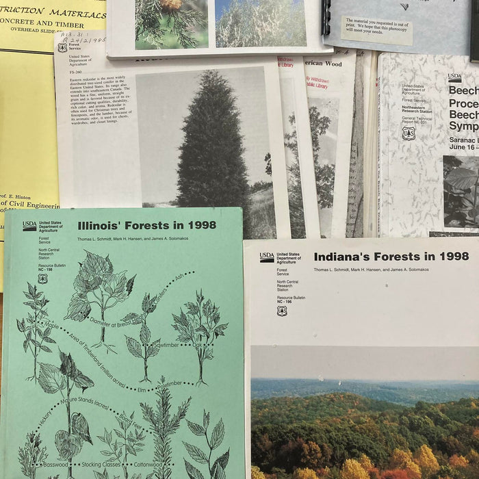 Forest Rainforests / Trees Forestry / USDA / AU / US Agriculture Vtg Rare Books - Good