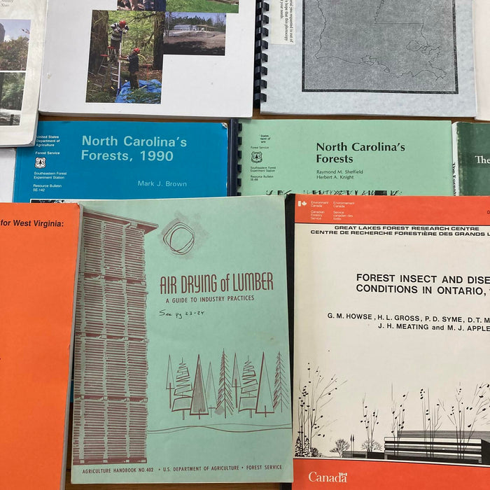 Forest / Rainforests / Trees / Forestry / Oxford / US Agriculture Vtg Rare Books - Good