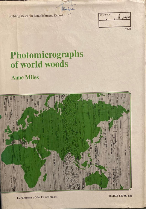 Photomicrographs of World Woods Department of Environment Rare Book 1978 HMSO - Acceptable