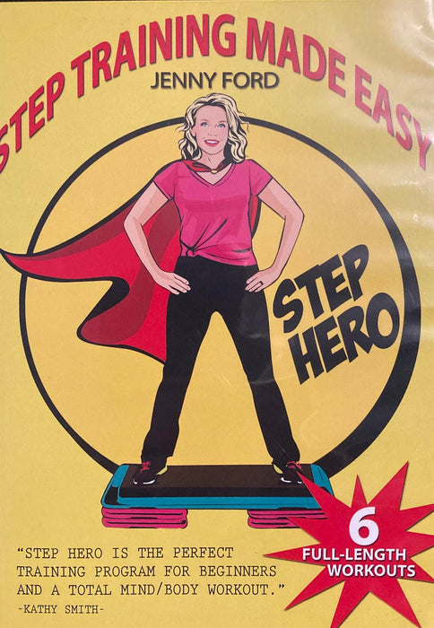 Step Hero DVD Step Aerobics Made Easy for Beginners Exercise Fitness Workouts - Very Good