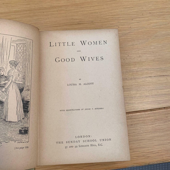 Louisa May M. Alcott Little Women Circa 1900s Antique Hardback Book 1st Edition - Good