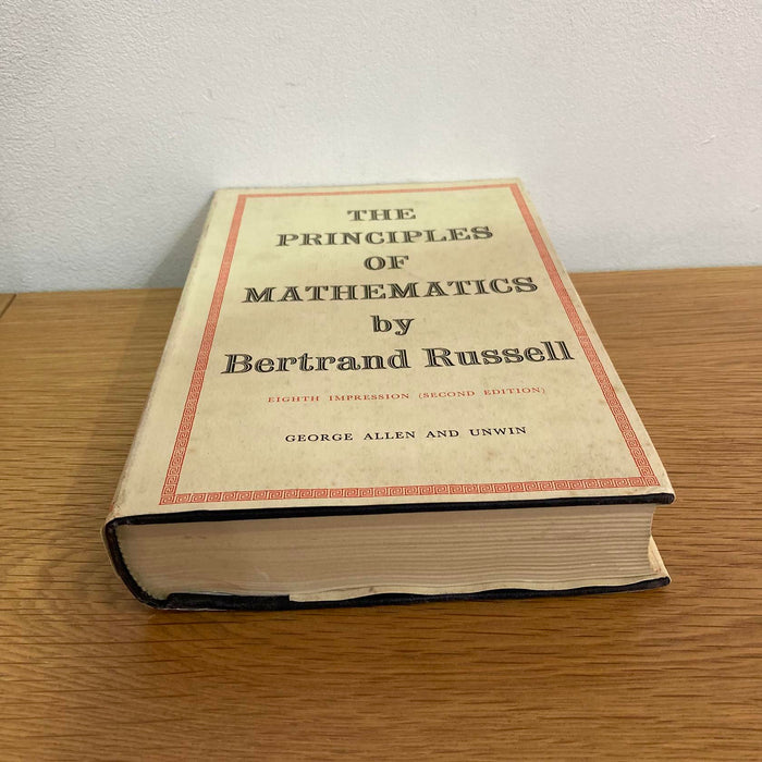 1964 The Principles of Mathematics Bertrand Russel Second Edition Hardback Book - Good