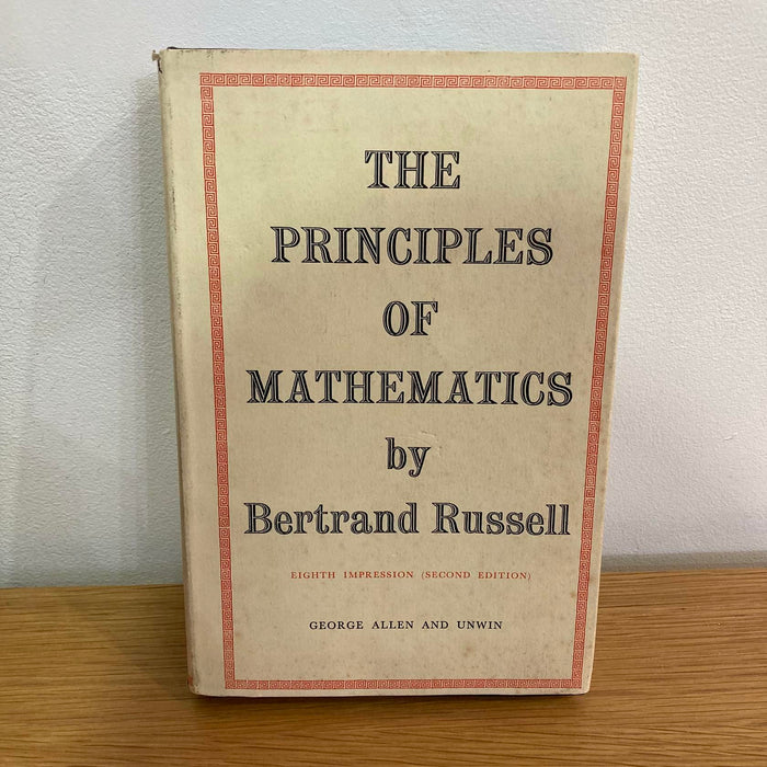 1964 The Principles of Mathematics Bertrand Russel Second Edition Hardback Book - Good