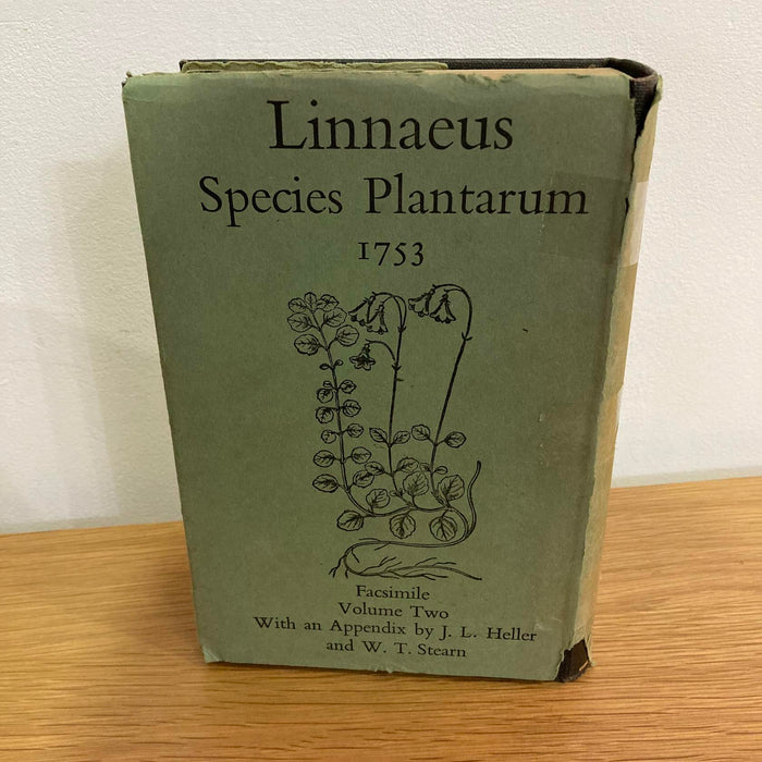 Linnaeus Species Plantarum 1753 Facsimile Volume Two Vol. 2 Hardback Book 1959 - Good