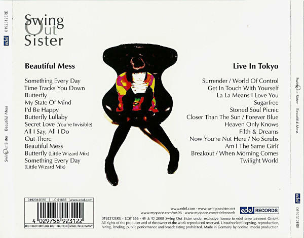 Beautiful Mess - Swing Out Sister [CD Album] (Rare 2 Disc Set) - Very Good - Attic Discovery Shop