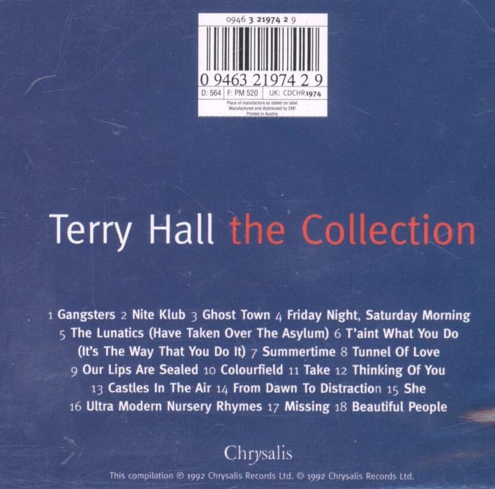 Terry Hall - The Collection [CD Album] Rare CDCHR1974 1992 - Very Good