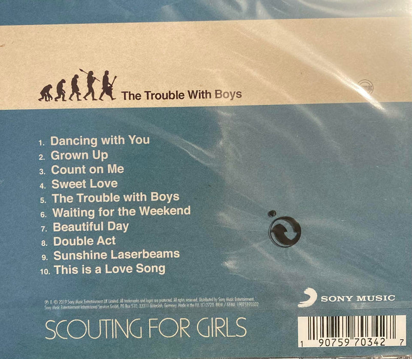 The Trouble With Boys - Scouting For Girls * HAND SIGNED * CD Album - New Sealed