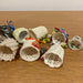 Handmade Thimble Covers with Beads, Ribbons, Fabrics Etc Rare Vintage x13 Lot - Good - Attic Discovery Shop