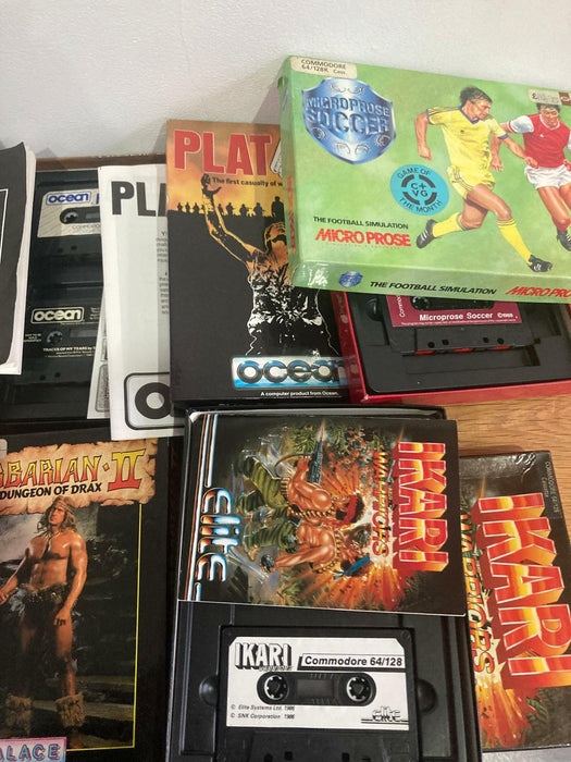 C64 Commodore 64 Games Cassette Bundle Lot 80+ Star Wars, Aliens, Strider & MORE - Good