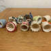 Handmade Thimble Covers with Beads, Ribbons, Fabrics Etc Rare Vintage x13 Lot - Good - Attic Discovery Shop