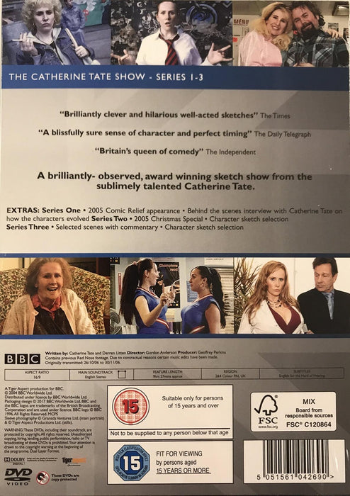 The Catherine Tate Show Complete Series 1-3 [DVD Box Set] [Reg 2 + 4] NEW Sealed