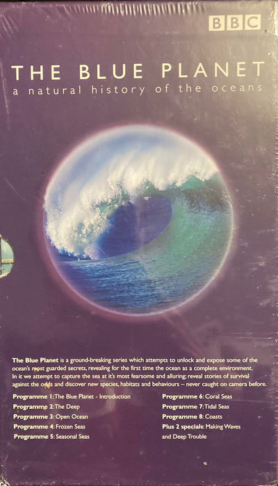 The Blue Planet - Complete Series Box Set [VHS Video] Rare - New Sealed