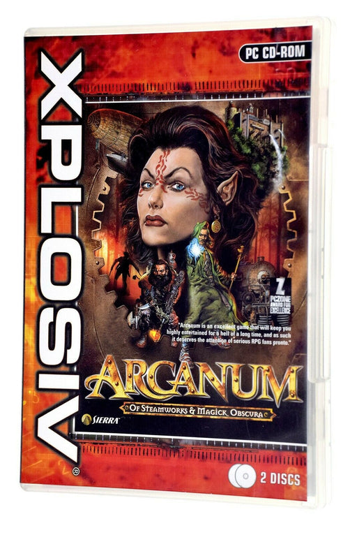 ARCANUM OF STEAMWORKS & MAGICK OBSCURA PC CD / DVD ROM Windows Computer Game - Very Good - Attic Discovery Shop