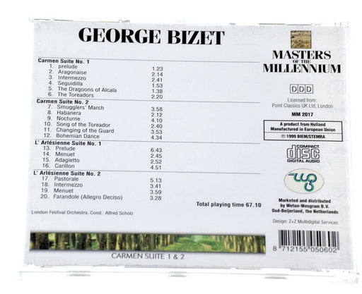 GEORGE BIZET Carmen Masters of the Millenium CD Album Complete, VG Condition - Very Good - Attic Discovery Shop