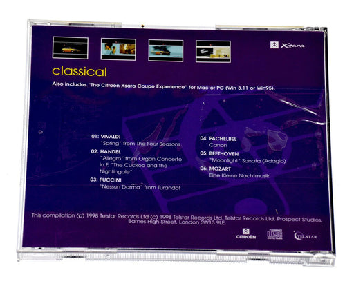 CLASSICAL EXCLUSIVE SUMMER SOUNDS  Telstar CD Album - Complete, VG Condition - Very Good - Attic Discovery Shop