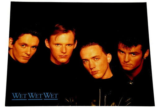 Wet Wet Wet ORIGINAL Rare Dated 1988 Vintage Photocard High Quality - Very Good - Attic Discovery Shop