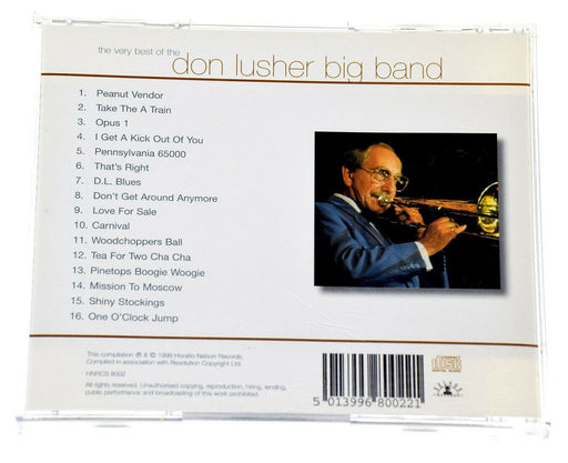 THE VERY BEST OF DON LUSHER BIG BAND Rare Horatio Nelson Records CD Album - VGC - Very Good - Attic Discovery Shop