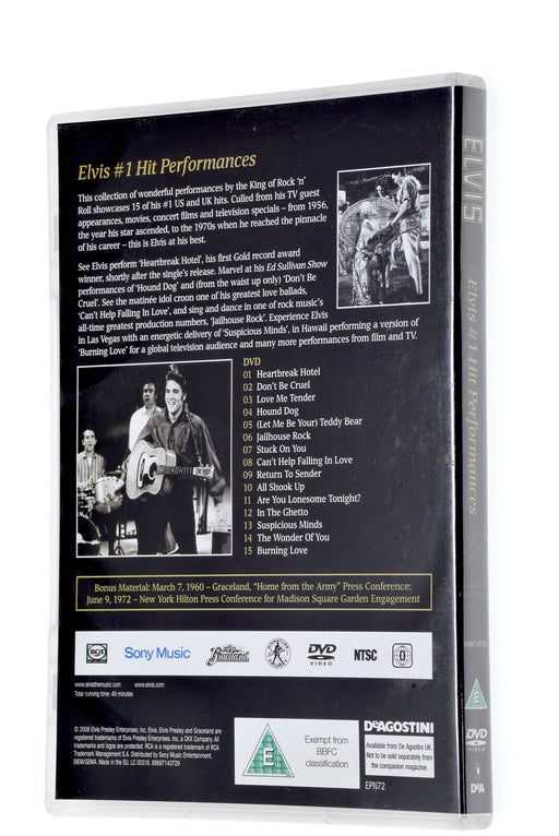 Elvis Collector's Edition of Hit Performances DVD Movie Film UK PAL REGION 2 - Very Good - Attic Discovery Shop