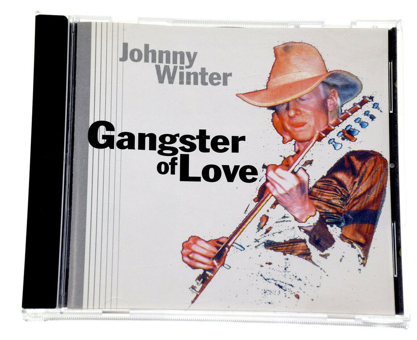 JOHNNY WINTER GANGSTER OF LOVE Rare Hallmark Records CD Album - Complete, VGC - Very Good - Attic Discovery Shop