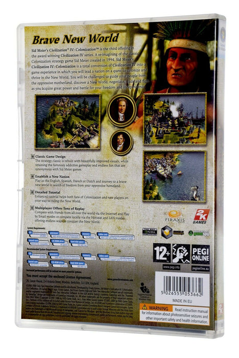 Civilization IV Conolization Physical Disc PC DVD-ROM Windows Computer Game - Very Good - Attic Discovery Shop