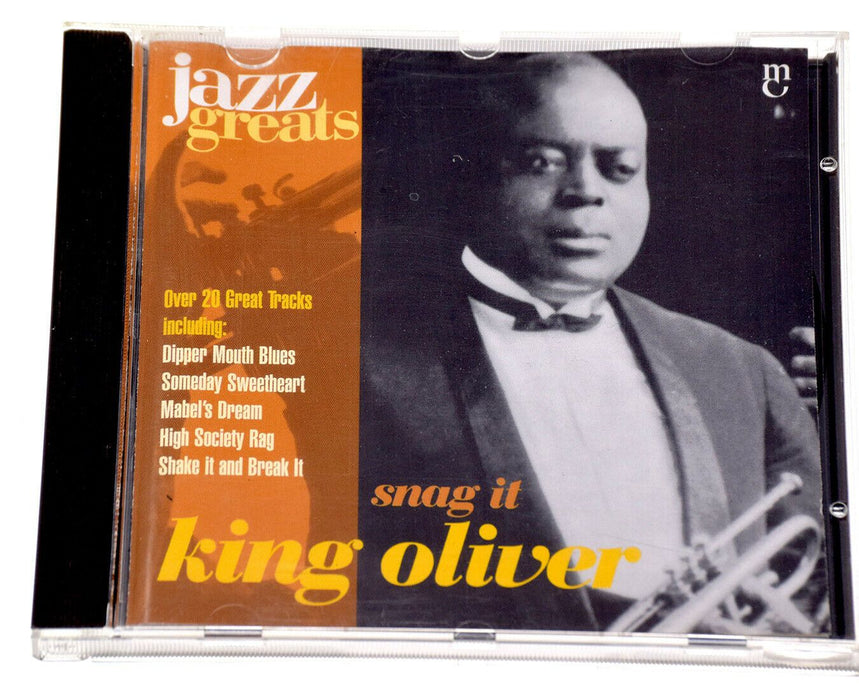 JAZZ GREATS Snag It KING OLIVER MC CD Album - Complete, VG Condition - Very Good - Attic Discovery Shop