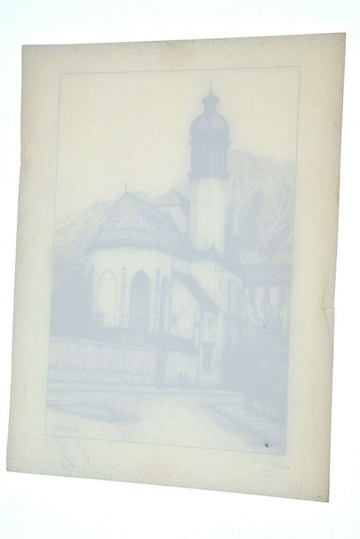 Lithograph Signed Rietmeyer Artist Austria Landscape Vintage Numbered 25 of 100 - Attic Discovery Shop