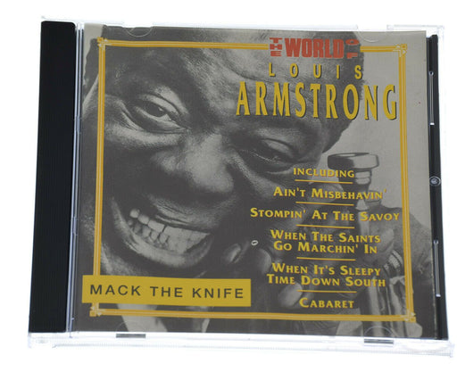 THE WORLD OF LOUIS ARMSTRONG MACK THE KNIFE Rare Cover, Mercury Records CD Album - Very Good - Attic Discovery Shop