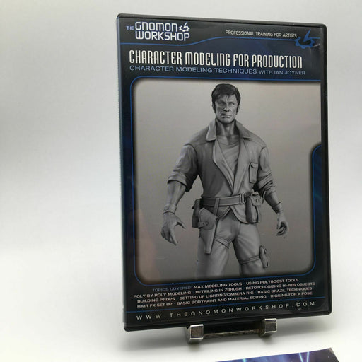 Character Modeling Production Learn, Techniques GNOMON Pipeline Guide PC DVD ROM - Very Good - Attic Discovery Shop