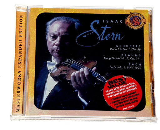 Isaac Stern Classical Schubert Brahms Bach CD Album - Complete, VG Condition - Very Good - Attic Discovery Shop