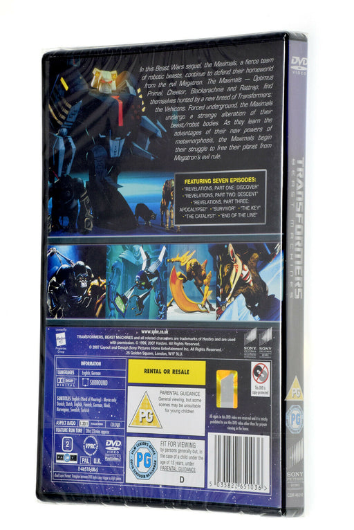 TRANSFORMERS Beast Machines Revelations Season 1 Volume 2 [DVD] [R2] - New Sealed - Attic Discovery Shop