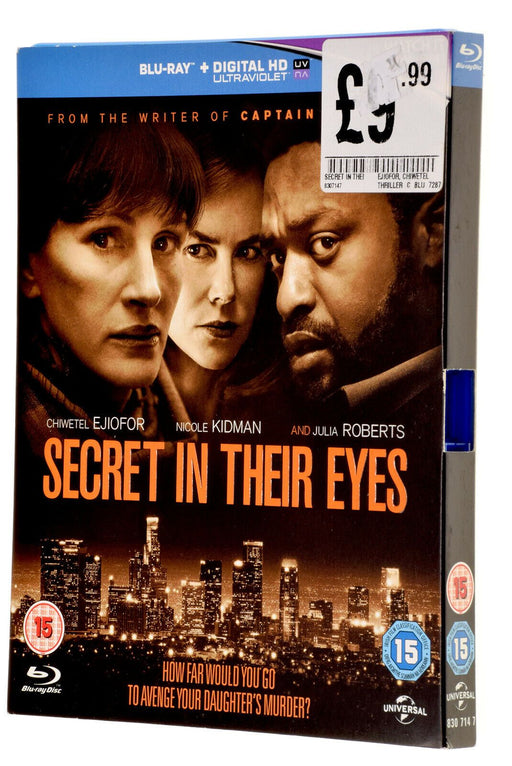 Secret In Their Eyes - Chiwetel Ejiofor Nicole Kidman BLU RAY Movie Region B - Very Good - Attic Discovery Shop