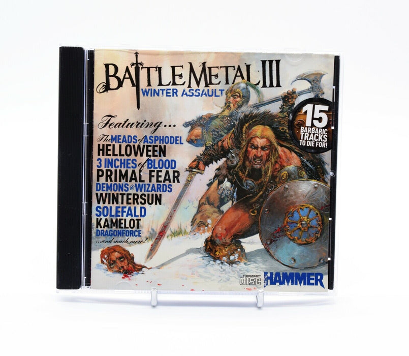 BATTLE METAL III (3) WINTER ASSAULT Rare CD Album - Complete, VG Condition - Very Good - Attic Discovery Shop