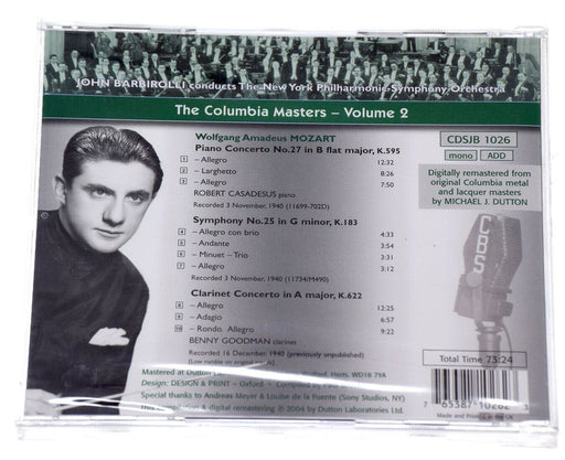 BARBIROLLI New York Philharmonic Orchestra Mozart Rare "NEW Sealed" CD Album - Very Good - Attic Discovery Shop