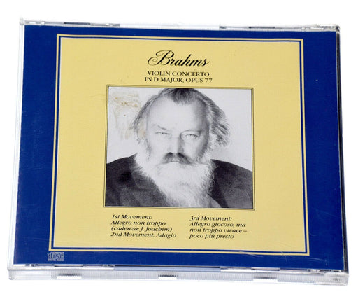 THE GREAT COMPOSERS BRAHMS VIOLIN CONCERTO D MAJOR OPUS 77 Rare CD Album - VGC - Very Good - Attic Discovery Shop