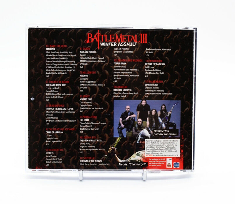 BATTLE METAL III (3) WINTER ASSAULT Rare CD Album - Complete, VG Condition - Very Good - Attic Discovery Shop