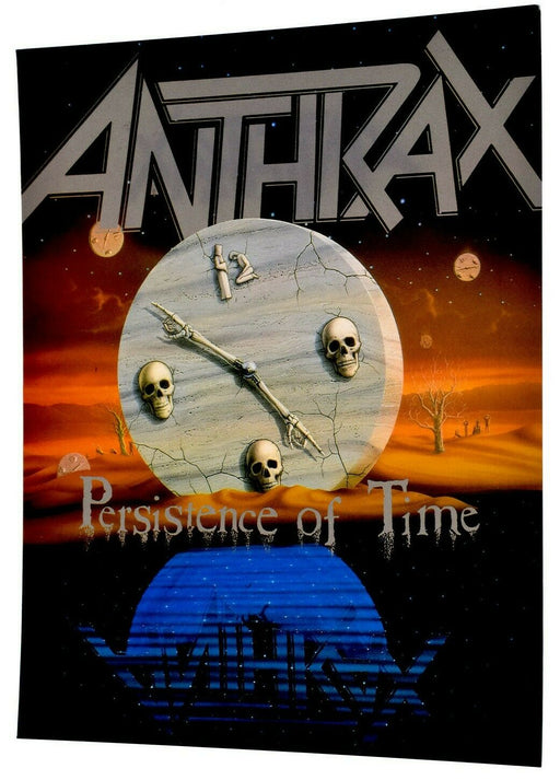 ANTHRAX Metal Rock Band ORIGINAL Rare Dated 1990 Vintage Photocard High Quality - Very Good - Attic Discovery Shop