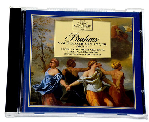 THE GREAT COMPOSERS BRAHMS VIOLIN CONCERTO D MAJOR OPUS 77 Rare CD Album - VGC - Very Good - Attic Discovery Shop