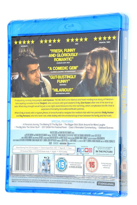 New Sealed The Big Sick Romantic Comedy BLU RAY Movie Film Region B - Attic Discovery Shop