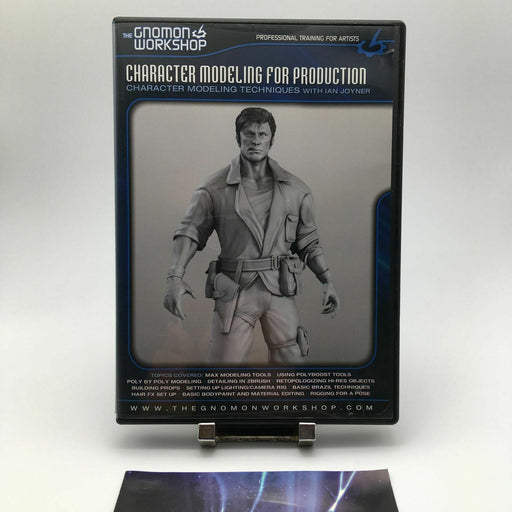 Character Modeling Production Learn, Techniques GNOMON Pipeline Guide PC DVD ROM - Very Good - Attic Discovery Shop