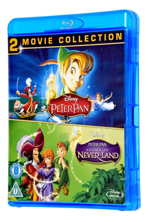 Disney Peter Pan & Return To Never Land 2 Movie Collection 2in1 BLU RAY Region B - Very Good - Attic Discovery Shop