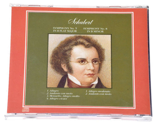 Schubert Symphony No 8 and 5 Classical CD Album Complete VG Condition - Very Good - Attic Discovery Shop