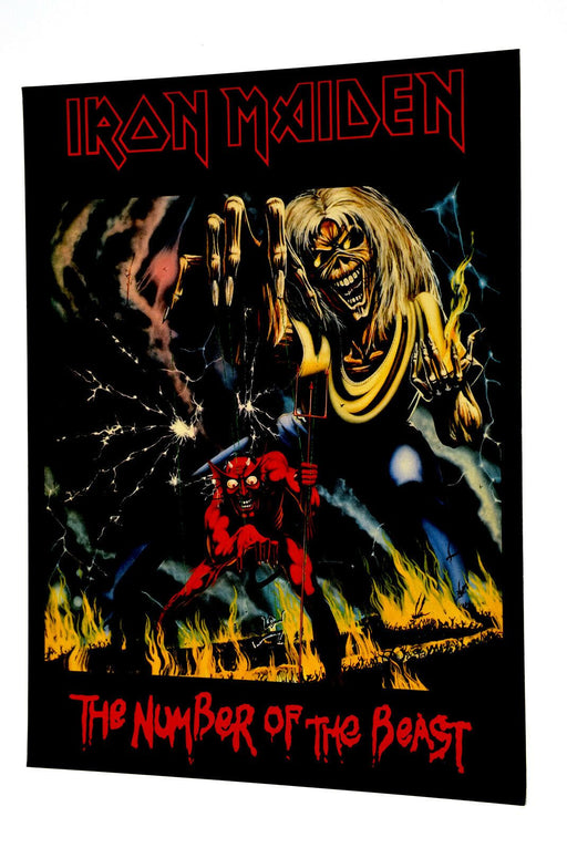 Iron Maiden The Number of The Beast ORIGINAL Rare 1982 Photocard High Quality - Very Good - Attic Discovery Shop