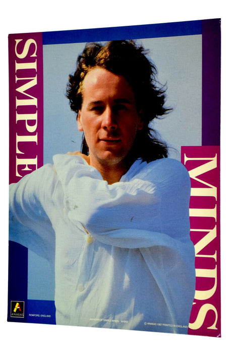 Simple Minds ORIGINAL Rare Dated 1987 Vintage Photocard High Quality - Very Good - Attic Discovery Shop