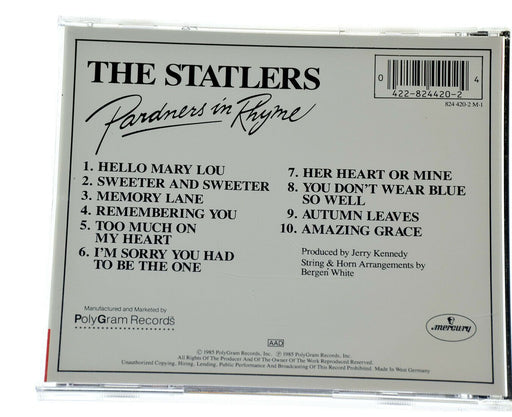 THE STATLERS PARDNERS IN RHYME Rare PolyGram Records CD Album - Complete, VGC - Very Good - Attic Discovery Shop
