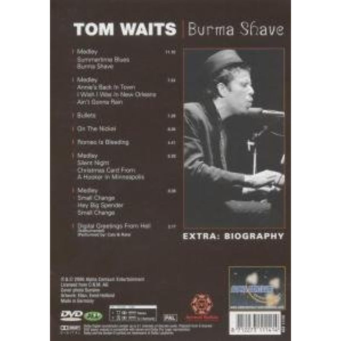 Tom Waits - Burma Shave [2007] (NTSC) [DVD] - Like New - Attic Discovery Shop