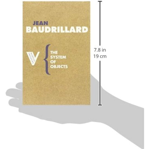 The System of Objects (Radical Thinkers) Jean Baudrillard Paperback Book - Very Good - Attic Discovery Shop