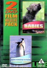Babies & Antartica Australia Pacific - 2 DVD Wildlife Pack - New Sealed - Attic Discovery Shop