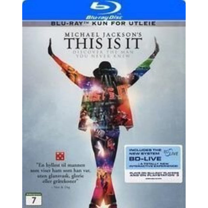 Michael Jackson - This is it - Blu-ray Swedish Import - [Reg Free] -  New Sealed - Attic Discovery Shop