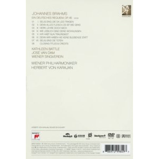 Brahms: Ein Deutsches Requiem [DVD] [2015] [Region Free] (UK release) - Like New - Attic Discovery Shop